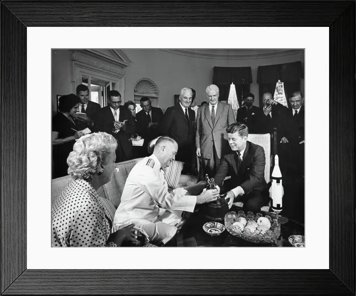 Framed Print : Presentation of the Robert J. Collier Trophy to Vice Admiral William F Framed Print : Presentation of the Robert J. Collier Trophy to Vice Admiral William F