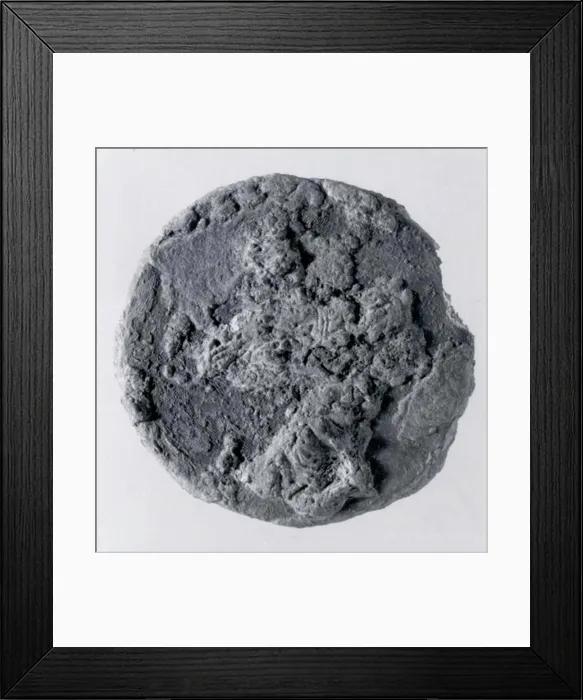 Framed Print : Dish 4th millennium B.C.. Dish. 4th millennium B.C.. Bronze. Uruk. Mesopotamia, Nippur