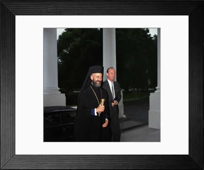 Framed Print : Luncheon in honor of Archbishop Makarios III Framed Print : Luncheon in honor of Archbishop Makarios III