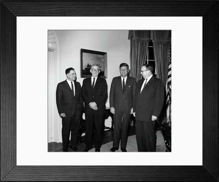 Framed Print : Meeting with Governor Jack R. Gage of Wyoming Framed Print : Meeting with Governor Jack R. Gage of Wyoming