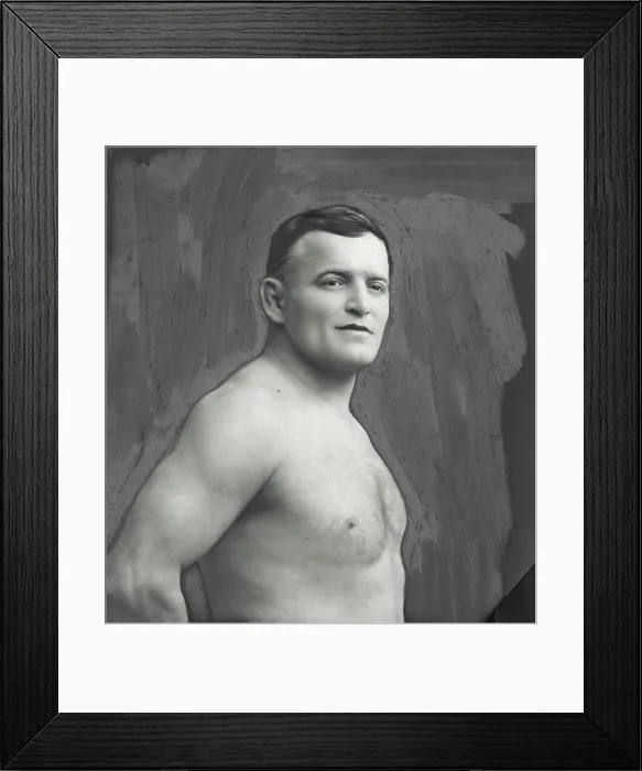 Framed Print : Metres Yobil, middleright champion of the World for 7 years. March 31, 1952 Framed Print : Metres Yobil, middleright champion of the World for 7 years. March 31, 1952