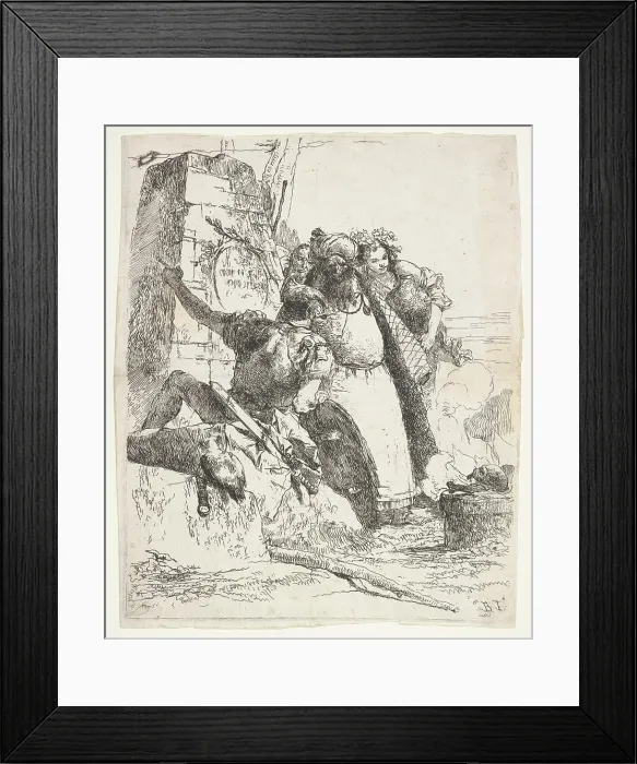 Framed Print : A scene of necromancy: a woman bearing a vessel Framed Print : A scene of necromancy: a woman bearing a vessel