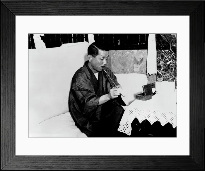 Framed Print : Foreign Minister Koki Hirota after the epoch making meeting of the Privy Council Framed Print : Foreign Minister Koki Hirota after the epoch making meeting of the Privy Council