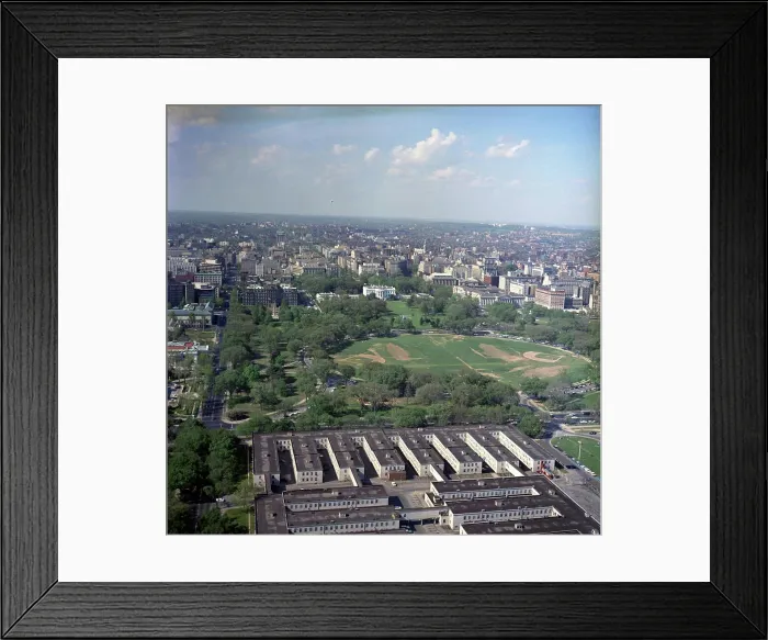 Framed Print : Aerial views of Washington, D.C