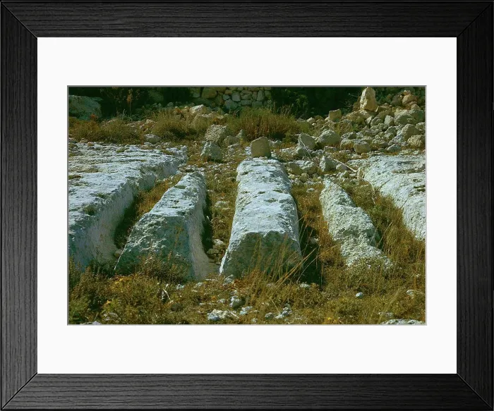 Framed Print : The prehistoric cart-ruts of Malta, 1974 Framed Print : The prehistoric cart-ruts of Malta, 1974