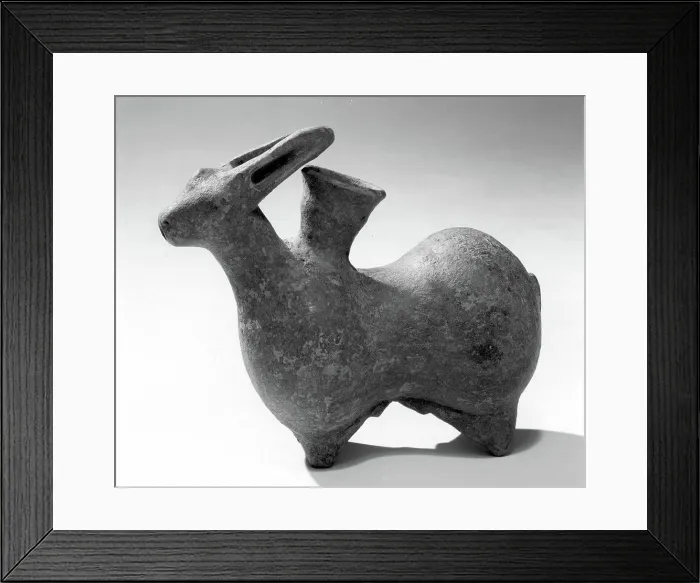 Framed Print : Rhyton in the shape of a rabbit ca. 900 B.C. Iran. Rhyton in the shape of a rabbit 327354 Framed Print : Rhyton in the shape of a rabbit ca. 900 B.C. Iran. Rhyton in the shape of a rabbit 327354