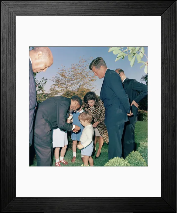 Framed Print : Meeting with Haile Selassie I, Emperor of Ethiopia Framed Print : Meeting with Haile Selassie I, Emperor of Ethiopia