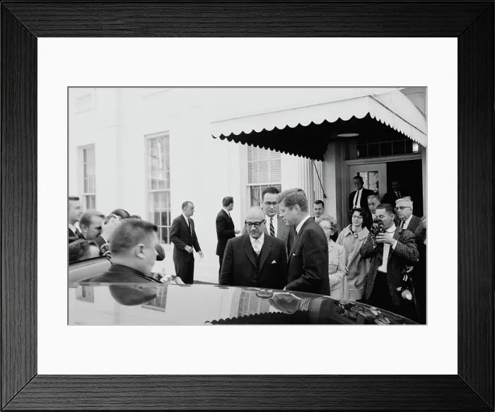 Framed Print : Meeting with Ramon Villeda Morales Framed Print : Meeting with Ramon Villeda Morales