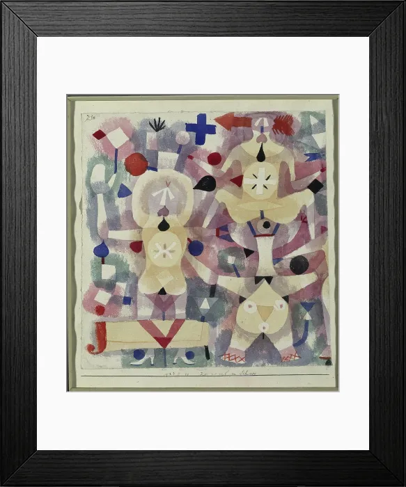 Framed Print : Carnival in the Snow, 1923. Paul Klee (German) Framed Print : Carnival in the Snow, 1923. Paul Klee (German)