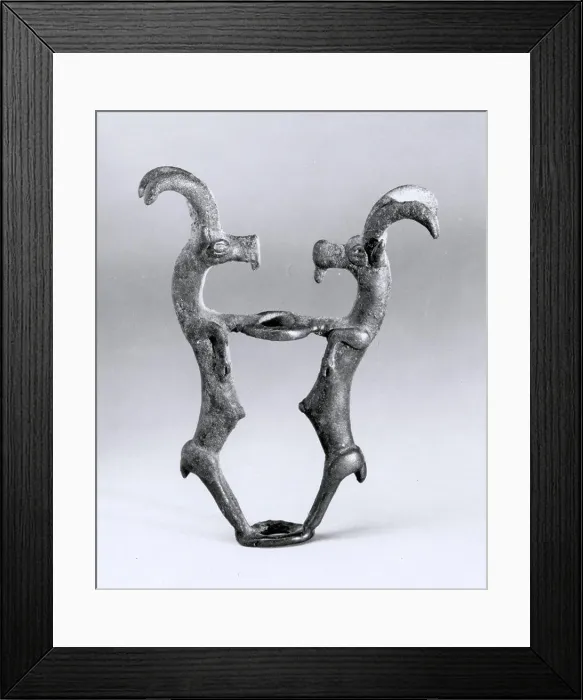 Framed Print : Top for standard ca. 8th century B Framed Print : Top for standard ca. 8th century B