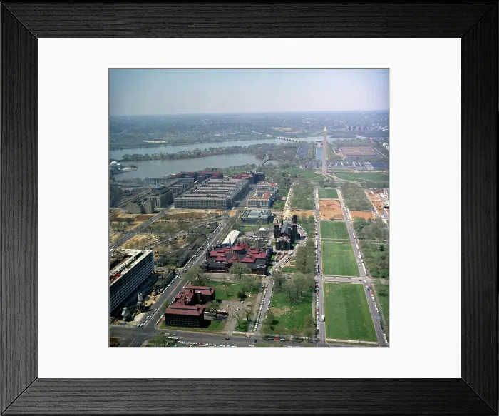 Framed Print : Aerial views of Washington, D.C Framed Print : Aerial views of Washington, D.C