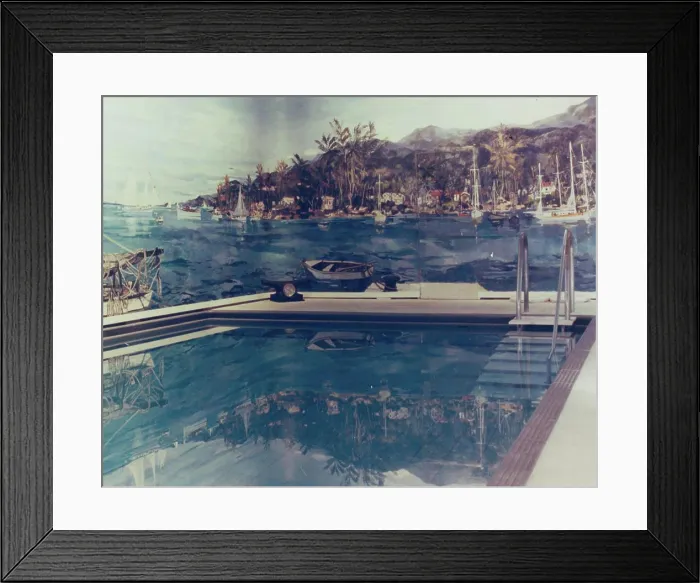 Framed Print : Completed White House Pool mural Framed Print : Completed White House Pool mural