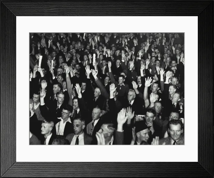 Framed Print : Misc - Strikes - General - 1989 & Prior. April 12, 1943 Framed Print : Misc - Strikes - General - 1989 & Prior. April 12, 1943