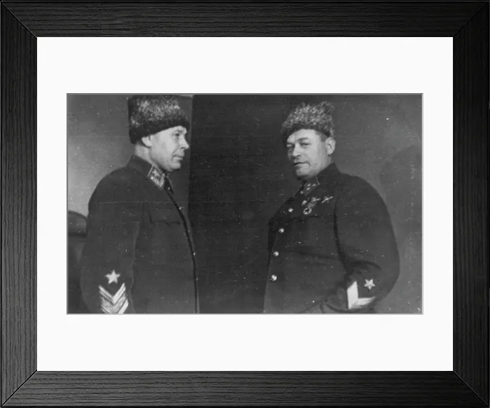 Framed Print : Marshal S. K. Timoshenko (Commander-in-Chief of the Southwestern Direction and Hero of the Soviet Union) Framed Print : Marshal S. K. Timoshenko (Commander-in-Chief of the Southwestern Direction and Hero of the Soviet Union)