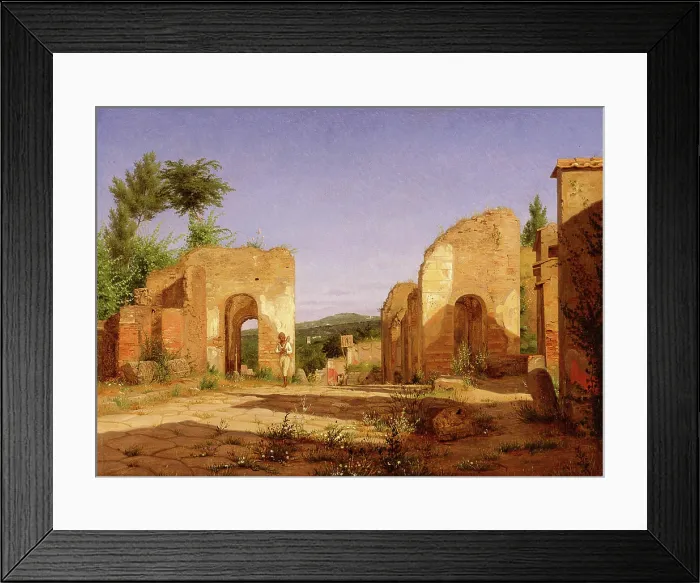 Framed Print : Gateway in the Via Sepulcralis in Pompeii Framed Print : Gateway in the Via Sepulcralis in Pompeii