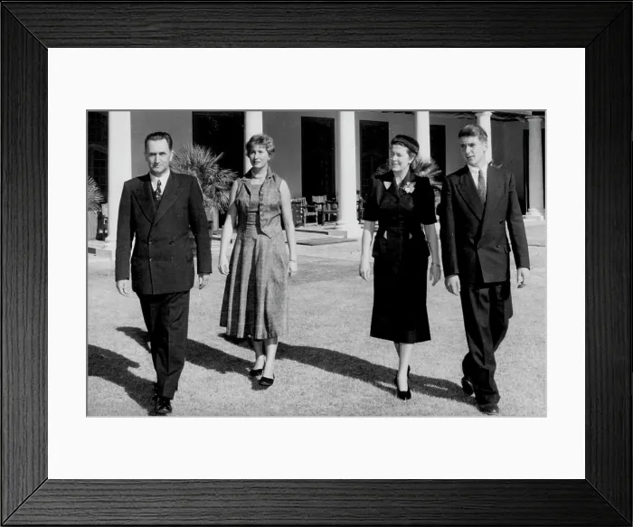 Framed Print : The Prime Minister Of South Africa 'At Home' -- Mr Framed Print : The Prime Minister Of South Africa 'At Home' -- Mr
