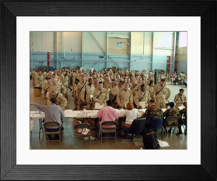 Framed Print : 030303-A-XXXXX-112. Base: Camp New Jersey Country: Kuwait (KWT) Scene Major Command Shown: Northeast Framed Print : 030303-A-XXXXX-112. Base: Camp New Jersey Country: Kuwait (KWT) Scene Major Command Shown: Northeast