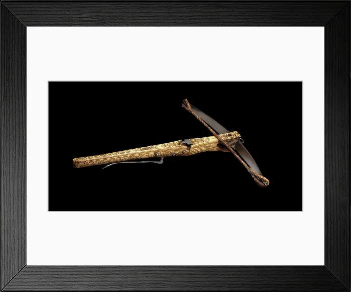 Framed Print : Crossbow late 15th or early 16th century Framed Print : Crossbow late 15th or early 16th century