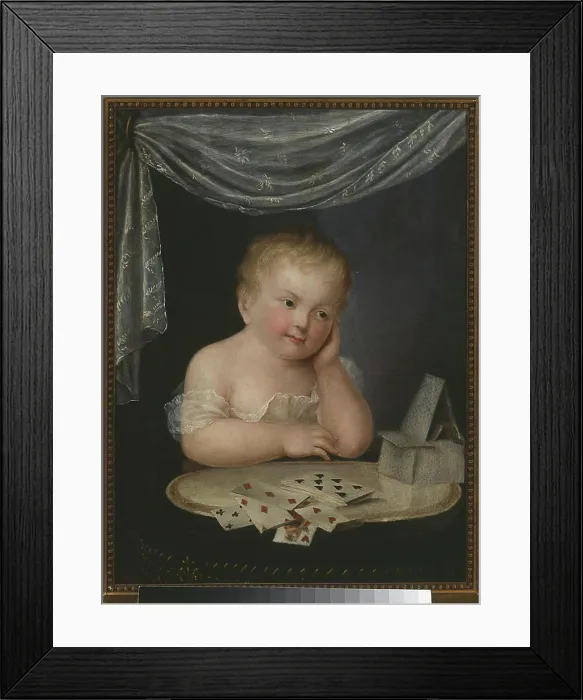 Framed Print : ﻿Portrait of Zygmunt Krasiński as a child. Czacka, Beata z Potockich (fl. 1758-1824), painter