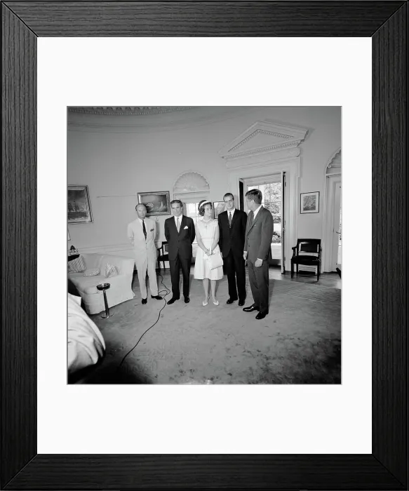 Framed Print : Meeting with Prince Juan Carlos of Spain Framed Print : Meeting with Prince Juan Carlos of Spain