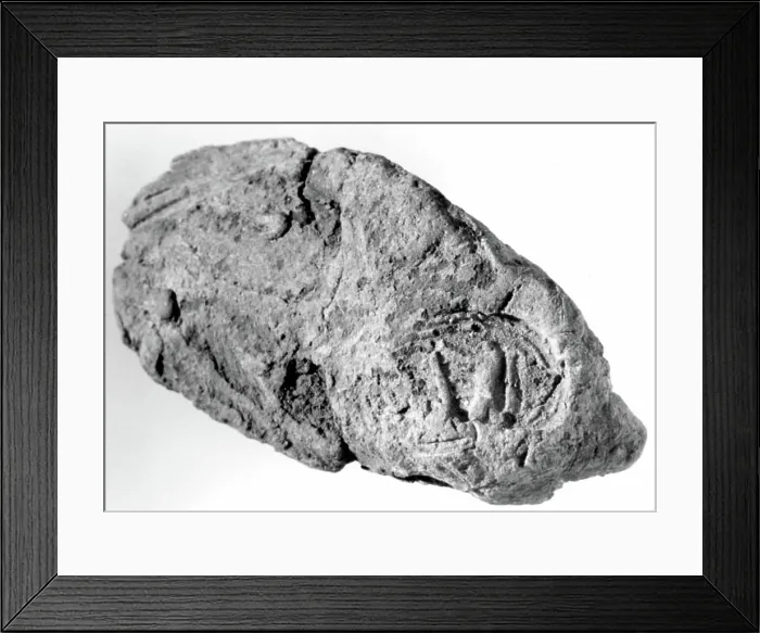 Framed Print : Document Sealing with the Throne Name of Amenhotep III ca Framed Print : Document Sealing with the Throne Name of Amenhotep III ca