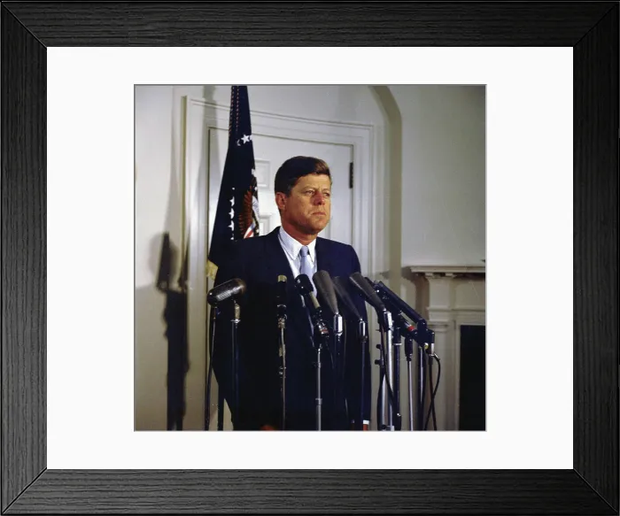 Framed Print : Remarks upon the departure of the US Delegation to the Alliance for Progress Conference in Punta Del Este