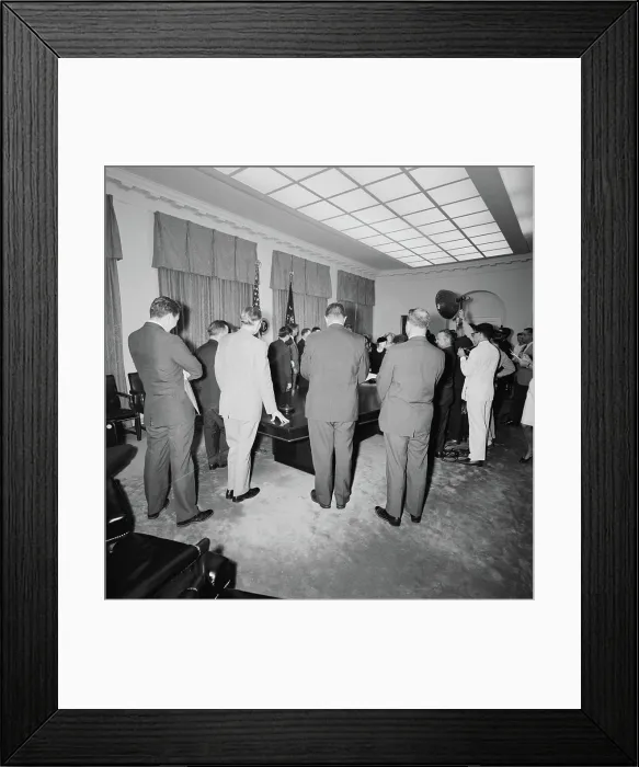 Framed Print : Swearing-in ceremony, James Ramey John Palfrey Framed Print : Swearing-in ceremony, James Ramey John Palfrey