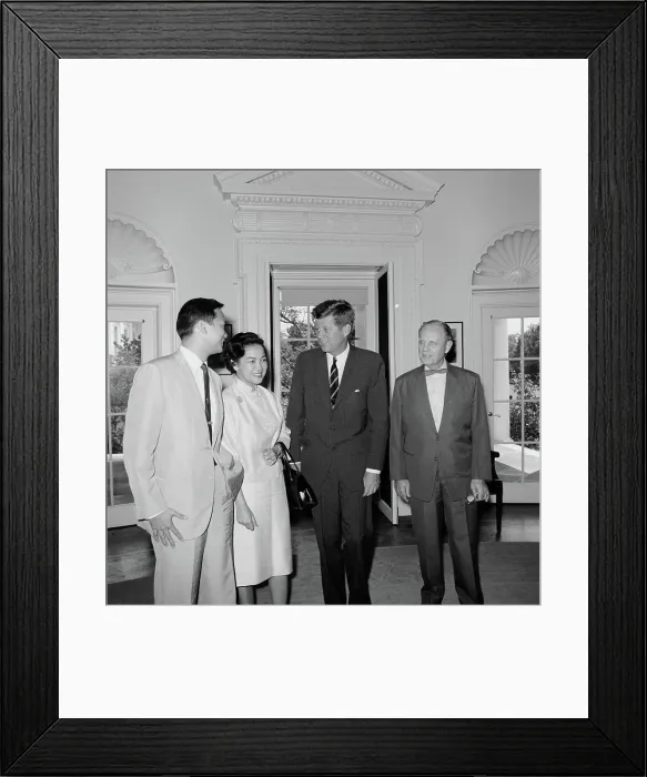 Framed Print : Visit of the family of Ramon Magsaysay Framed Print : Visit of the family of Ramon Magsaysay