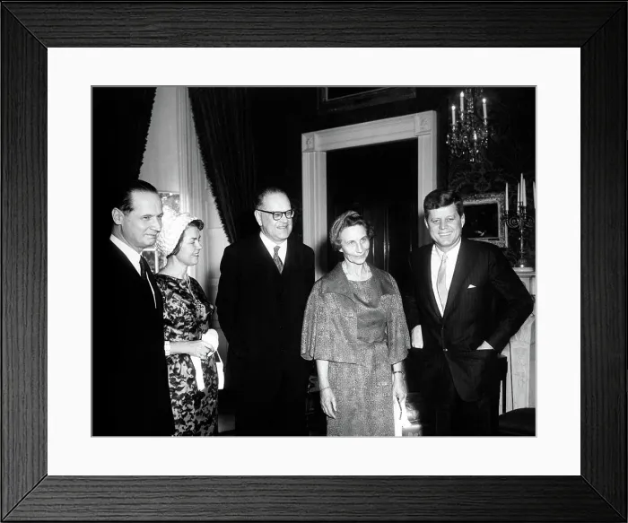 Framed Print : Luncheon in honor of Tage Erlander Framed Print : Luncheon in honor of Tage Erlander