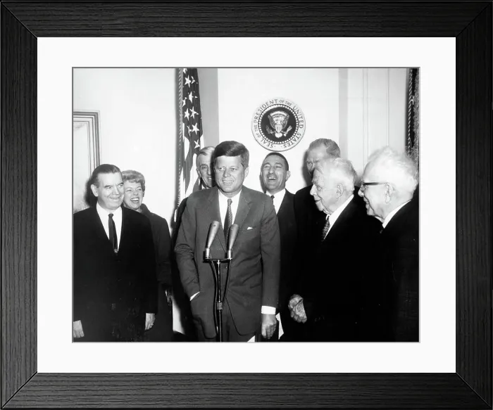 Framed Print : Presentation of a Congressional Gold Medal to Robert Frost Framed Print : Presentation of a Congressional Gold Medal to Robert Frost