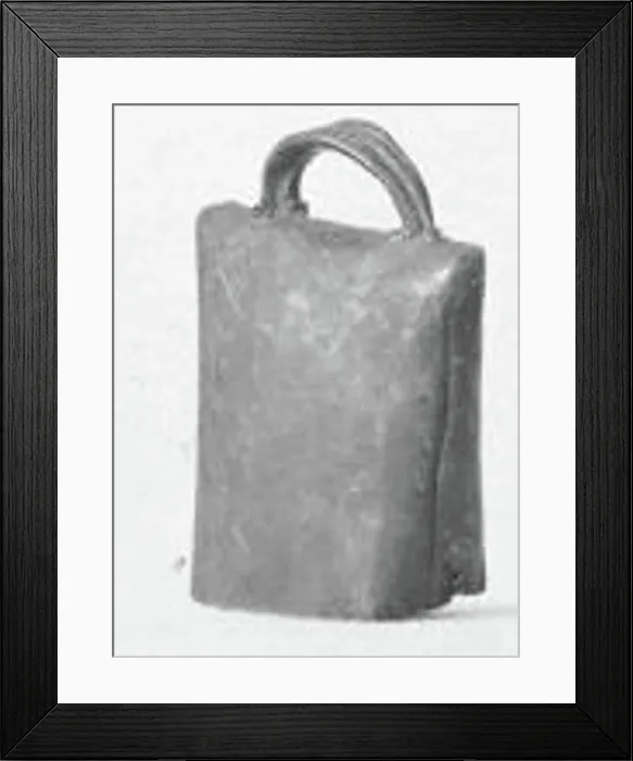 Framed Print : Pocketbook-shaped rattle 18th century () Bakwe Framed Print : Pocketbook-shaped rattle 18th century () Bakwe