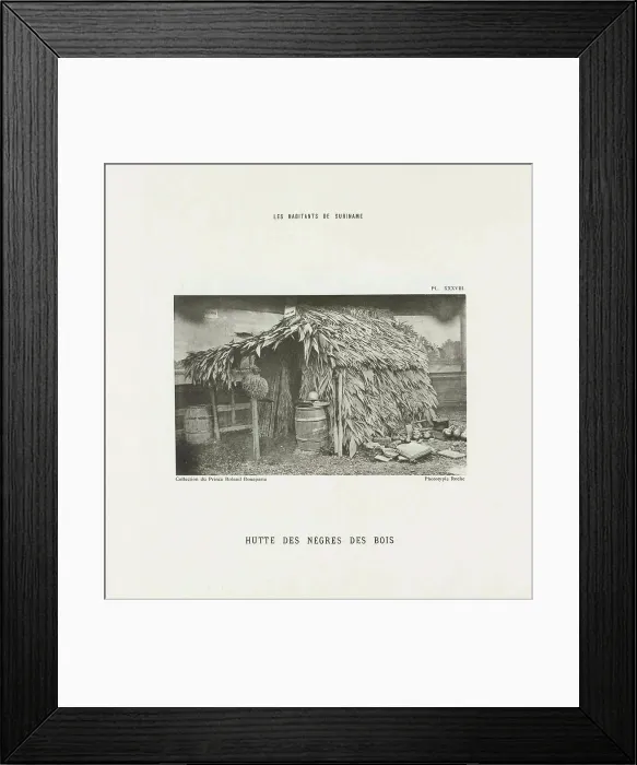 Framed Print : Maroon home at the colonial exhibition Framed Print : Maroon home at the colonial exhibition