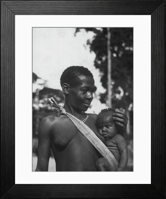 Framed Print : Misc - People - African Pygmies. August 21, 1954. (Photo by Mahuzier).;Misc - People - African Pygmies Framed Print : Misc - People - African Pygmies. August 21, 1954. (Photo by Mahuzier).;Misc - People - African Pygmies