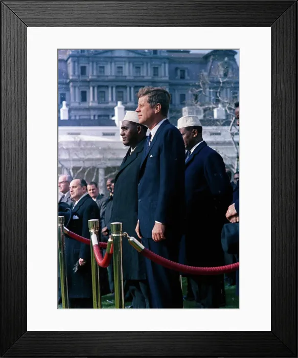 Framed Print : Arrival ceremonies for Abdirashid Ali Shermarke