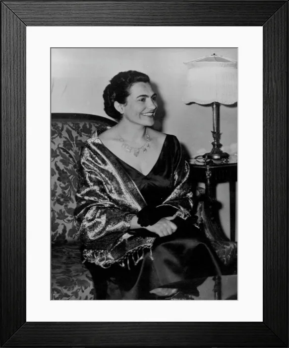 Framed Print : Madame Jovanka Broz - Wife of President (Tito) of Yugoslavia Framed Print : Madame Jovanka Broz - Wife of President (Tito) of Yugoslavia