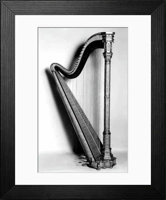 Framed Print : Pedal Harp ca. 1895-1900 Erard et Cie French and English. Pedal Harp 505297 Framed Print : Pedal Harp ca. 1895-1900 Erard et Cie French and English. Pedal Harp 505297
