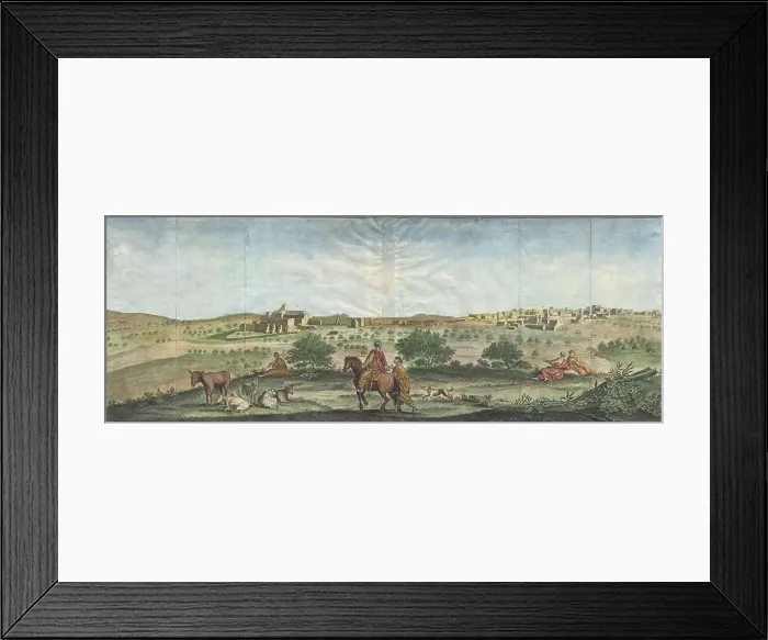 Framed Print : 1698 de Bruijin View of Bethlehem, Palestine (Holy Land) Framed Print : 1698 de Bruijin View of Bethlehem, Palestine (Holy Land)