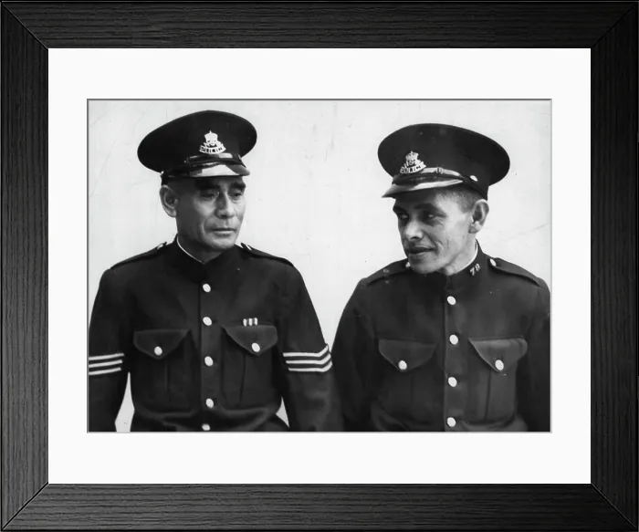 Framed Print : Black Tracker - Sgt. A. Riley, Con. L. Kim. August 13, 1945 Framed Print : Black Tracker - Sgt. A. Riley, Con. L. Kim. August 13, 1945