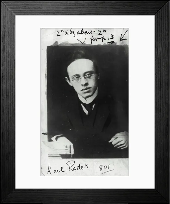 Framed Print : Karl Radek. March 13, 1935