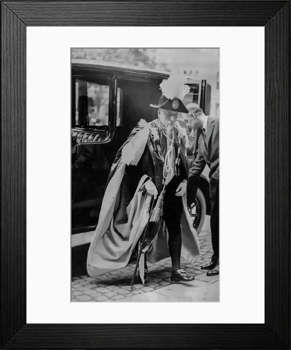 Framed Print : 'Millions Died That He Might Thrive' was one popular summary of the life of the notorious arms peddler Sir Basil