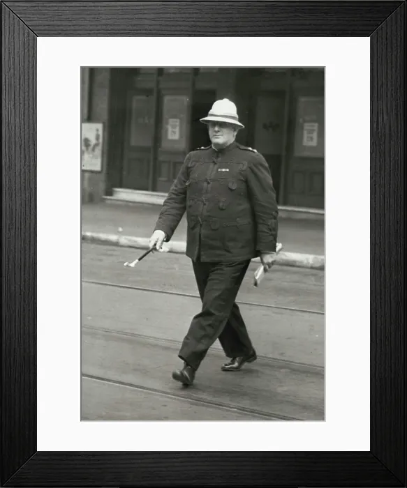 Framed Print : Inspector Thompson who will give *****. August 25, 1952. Framed Print : Inspector Thompson who will give *****. August 25, 1952.