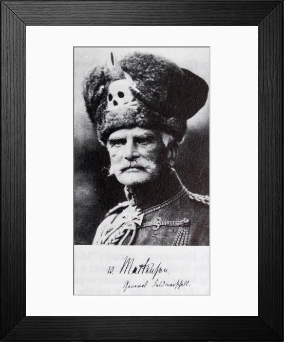 Framed Print : August von Mackensen 1849-1945 General Field Marshal.