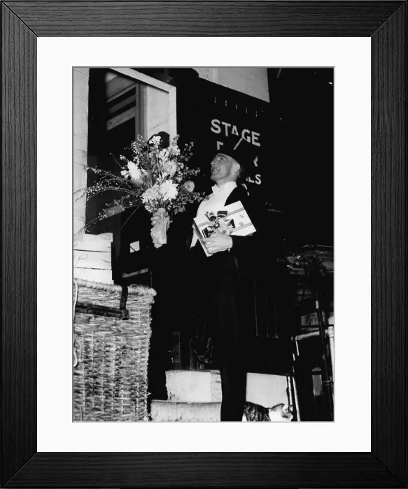 Framed Print : Stage Door Johnny. April 09, 1938.