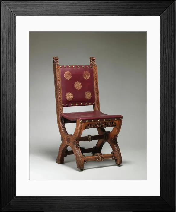 Framed Print : Dining room chair from the Speakers House