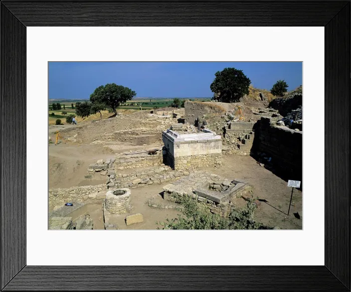 Framed Print : Turkey, Troy, New Excavations, Troy Viii And Ix Framed Print : Turkey, Troy, New Excavations, Troy Viii And Ix