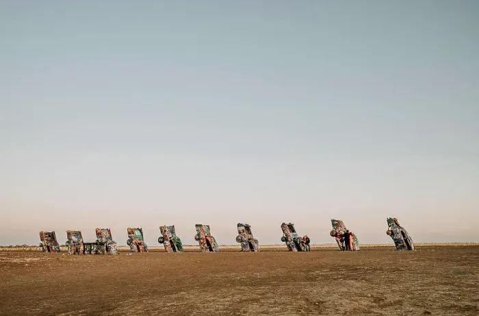 Framed Print : 10 buried cars at Cadillac Ranch, art installation Amarillo, Texas Framed Print : 10 buried cars at Cadillac Ranch, art installation Amarillo, Texas