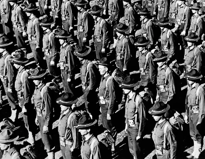 Framed Print : 1910s 1917 WORLD WAR I US ARMY TROOPS IN FORMATION Framed Print : 1910s 1917 WORLD WAR I US ARMY TROOPS IN FORMATION