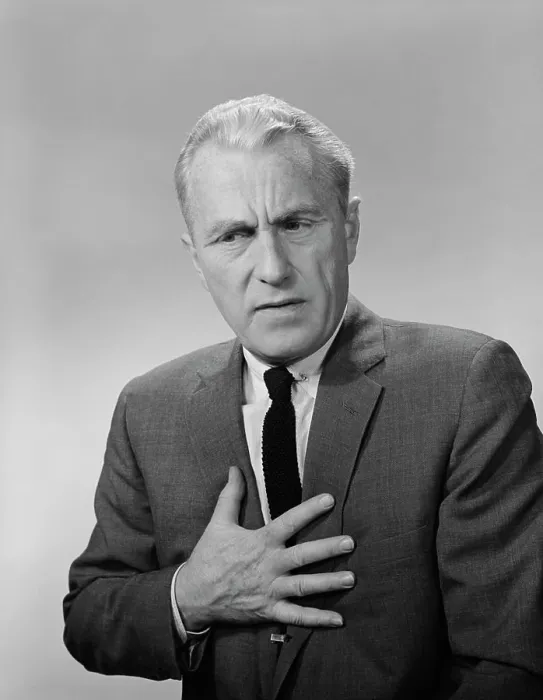 Framed Print : 1960S Older Man Hand To Stomach Upset Nauseous Worried Facial Expression Framed Print : 1960S Older Man Hand To Stomach Upset Nauseous Worried Facial Expression