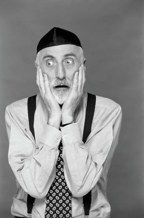 Framed Print : 1990S Portrait Jewish Man Gray Beard Wearing Yarmulke Both Hands On Face Funny Expression Oy Vey Shock Fear Worry Framed Print : 1990S Portrait Jewish Man Gray Beard Wearing Yarmulke Both Hands On Face Funny Expression Oy Vey Shock Fear Worry