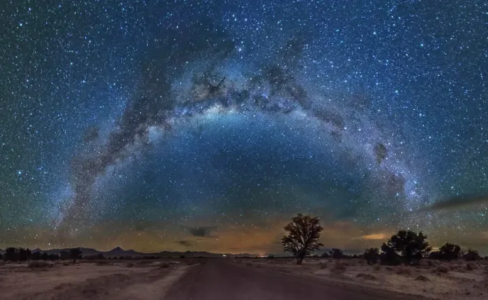 Framed Print : 360 degree view of the Milky Way in the Atacama Desert, Chile Framed Print : 360 degree view of the Milky Way in the Atacama Desert, Chile